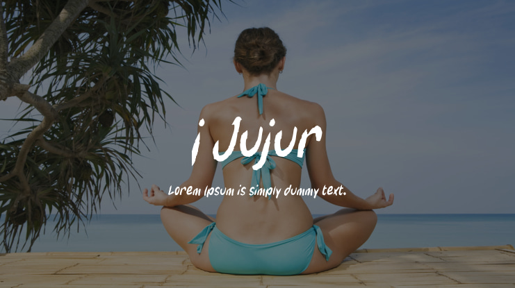 j Jujur Font