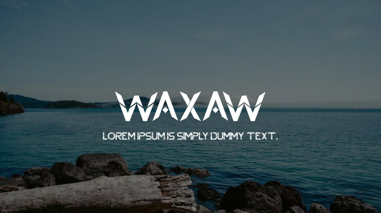 Waxaw Font