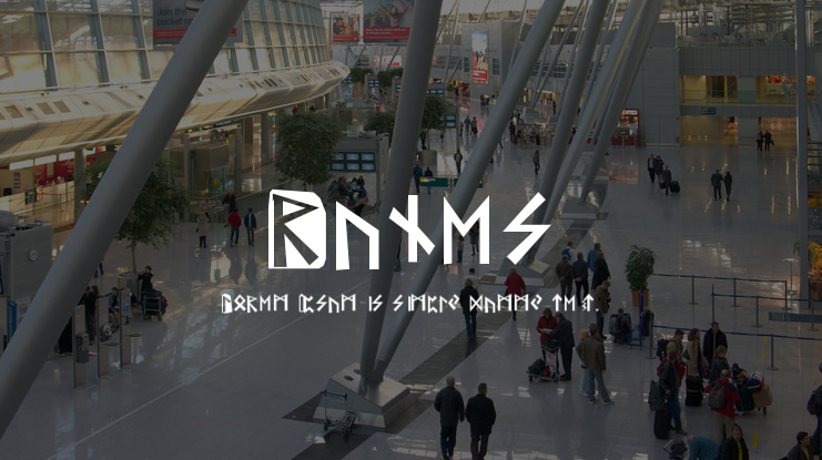 Runes Font