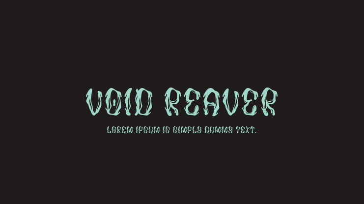 Void Reaver Font