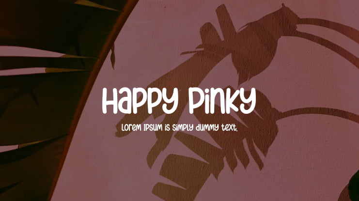 Happy Pinky Font