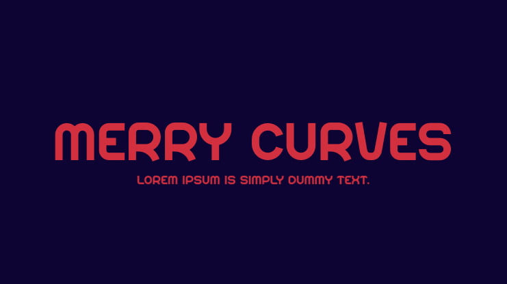 Merry Curves Font