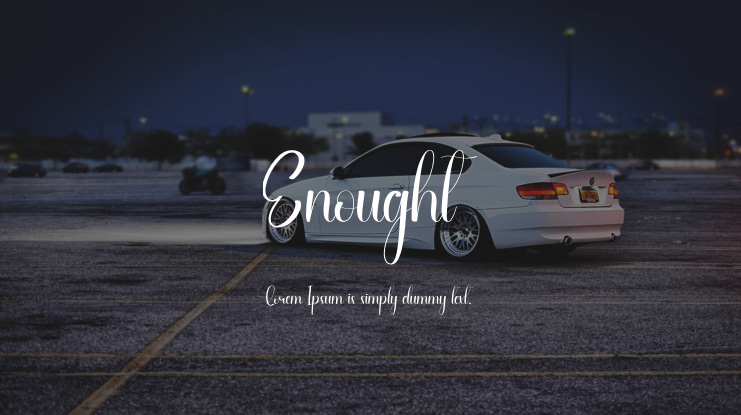 Enought Font
