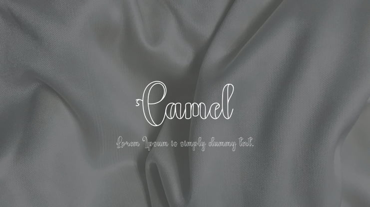 Camel Font