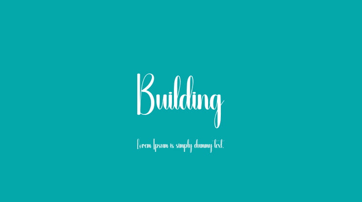 Building Font