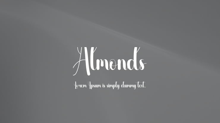 Almonds Font