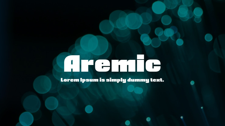 Aremic Font