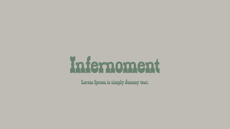 Infernoment Font