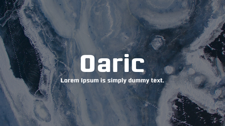 Oaric Font