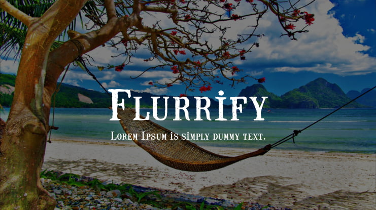 Flurrify Font