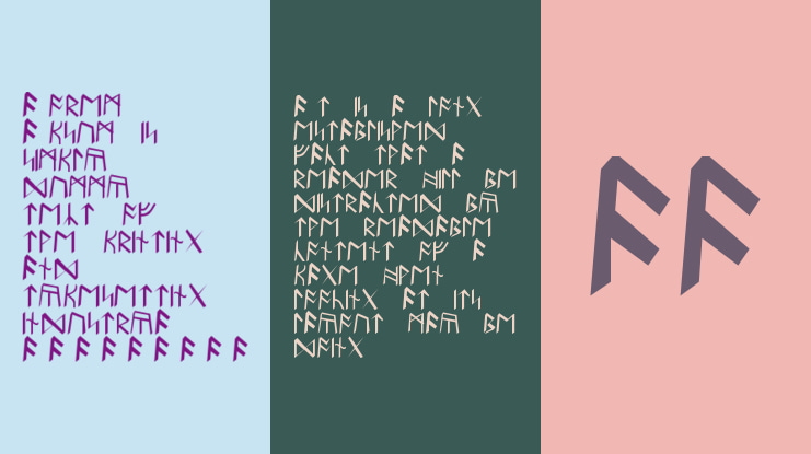 Britannian Runes Font