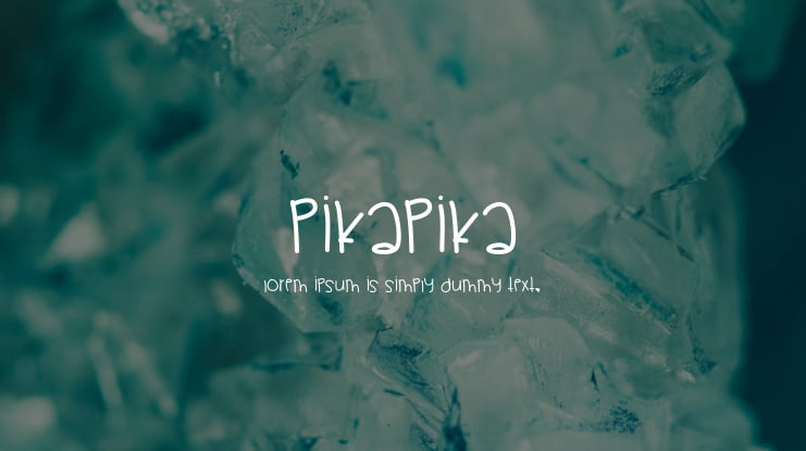 PikaPika Font