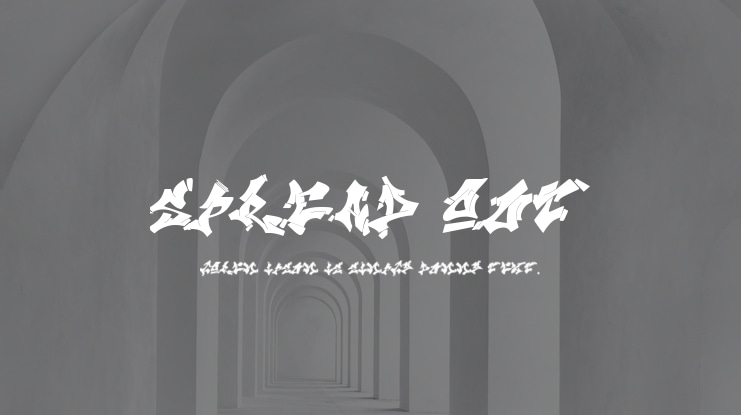 Spread Out Font