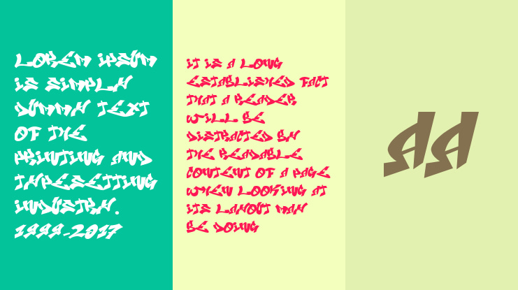 Amanzinc Graffiti Font