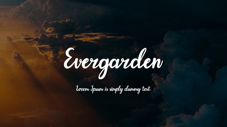 Evergarden Font