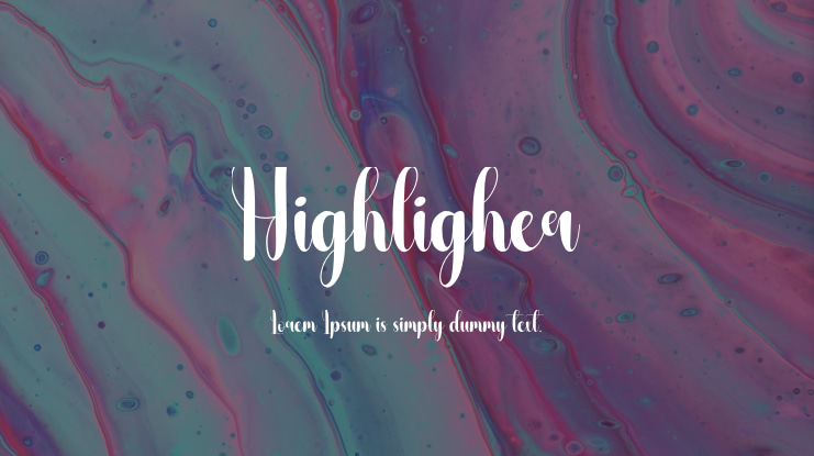 Highligher Font