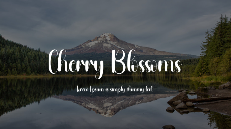 Cherry Blossoms Font