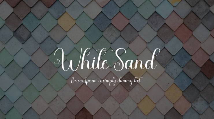 White Sand Font