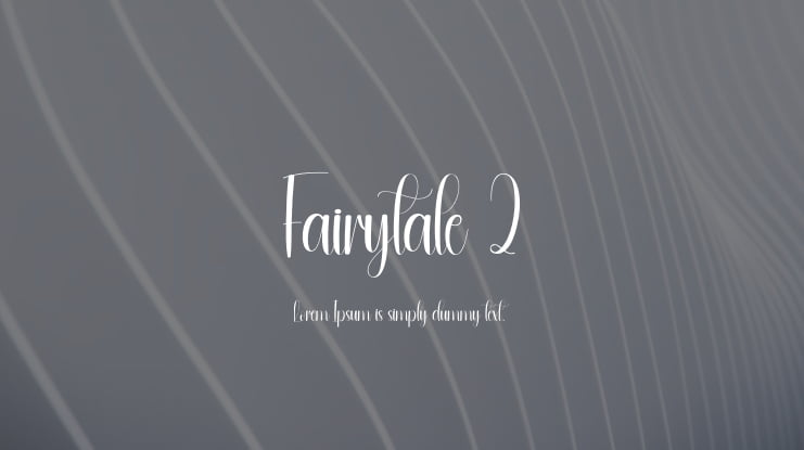 Fairytale 2 Font