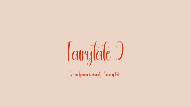 Fairytale 2 Font