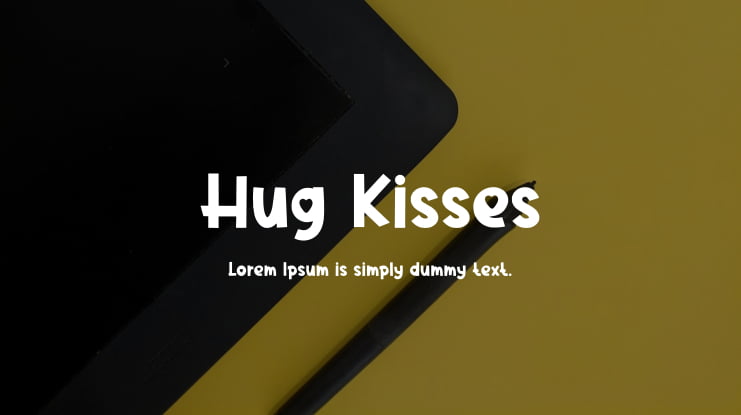Hug Kisses Font
