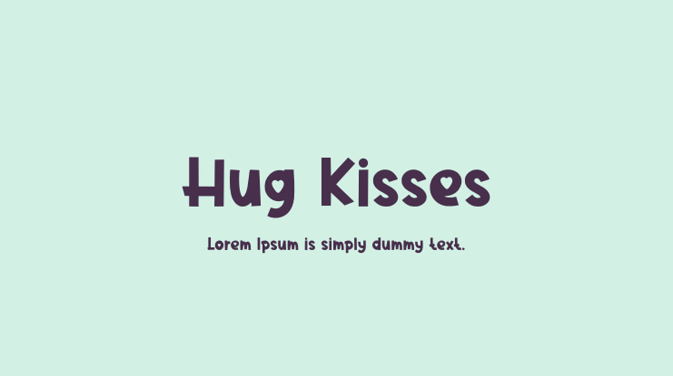 Hug Kisses Font
