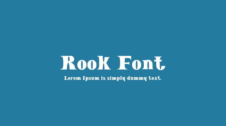 Rook Font