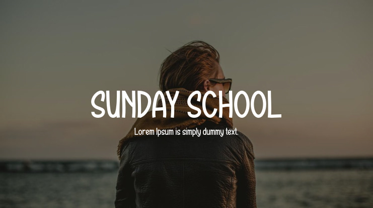SUNDAY SCHOOL Font