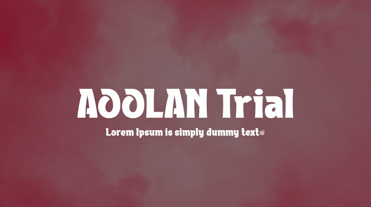 AOOLAN Trial Font