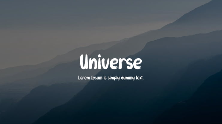 Universe Font