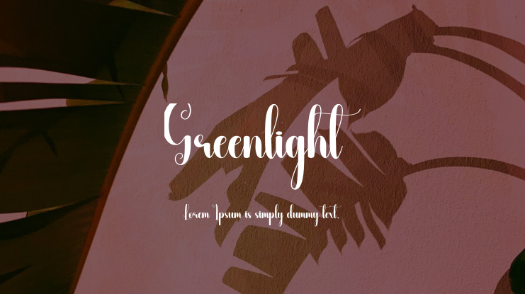 Greenlight Font