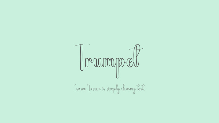 Trumpet Font