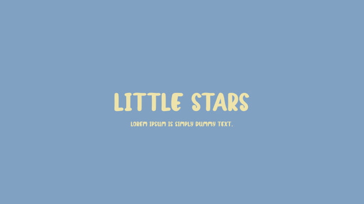 Little Stars Font