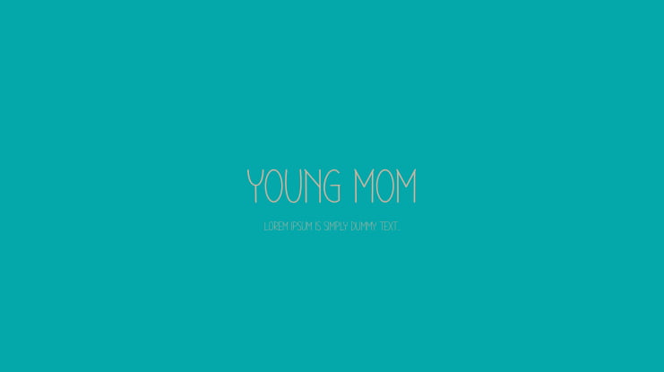 Young Mom Font