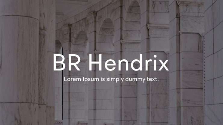 BR Hendrix Font Family