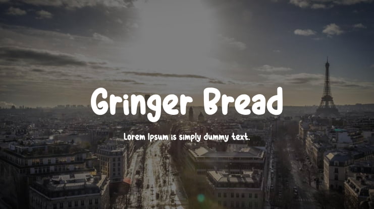 Gringer Bread Font
