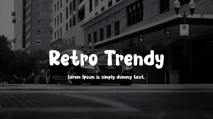 Retro Trendy Font