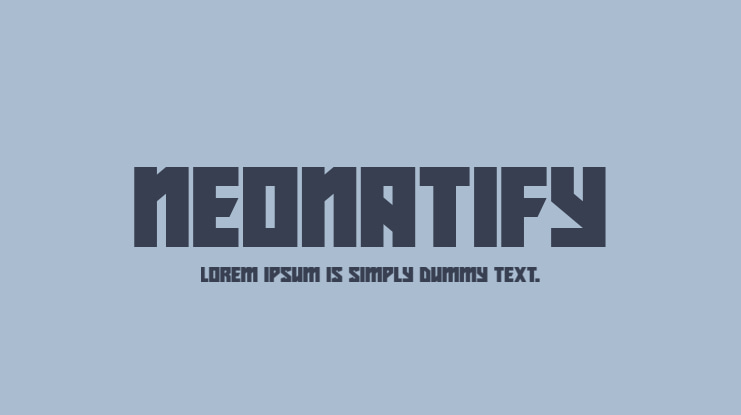 Neonatify Font Family