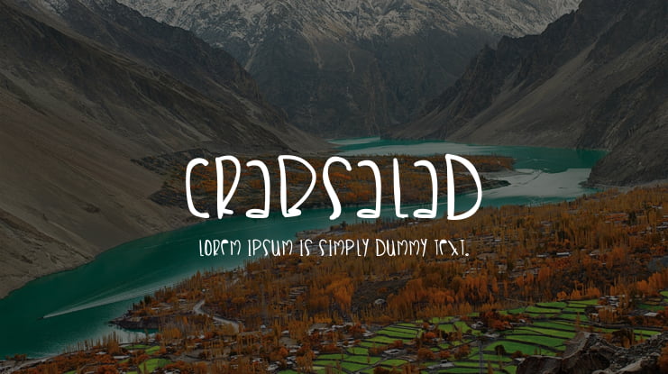 CrabSalad Font