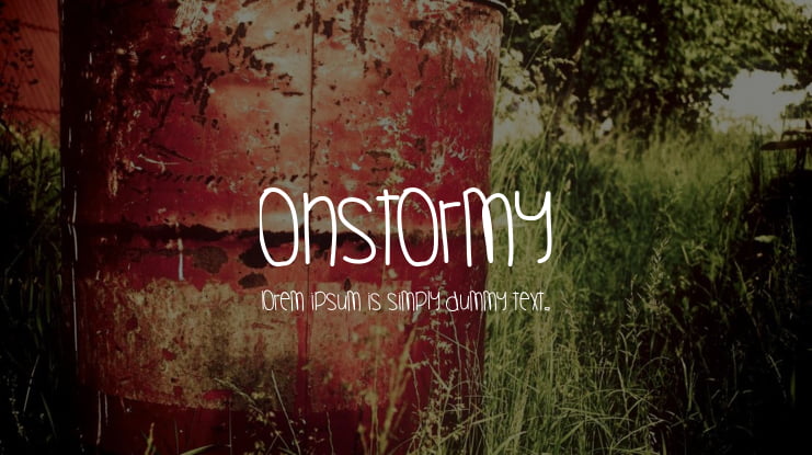 OhStormy Font
