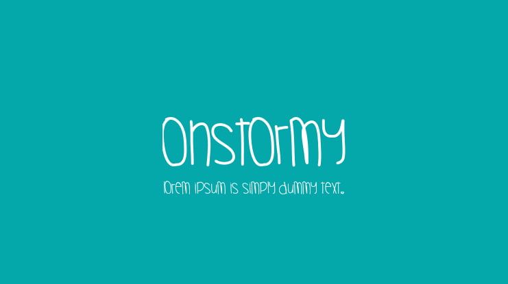 OhStormy Font