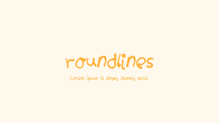 roundlines Font
