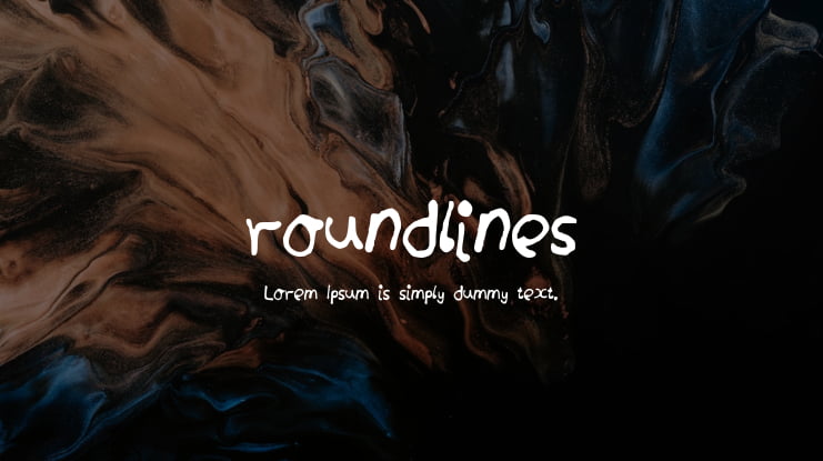 roundlines Font