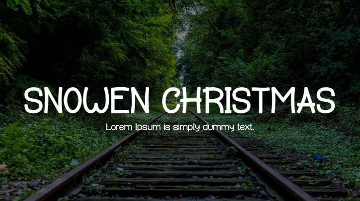SNOWEN CHRISTMAS Font