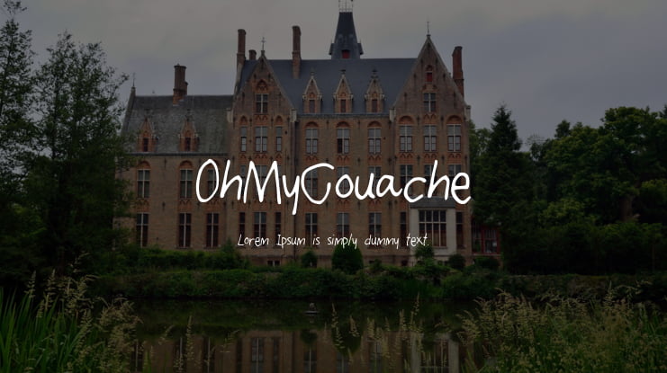 OhMyGouache Font