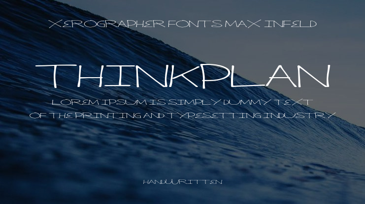 ThinkPlan Font