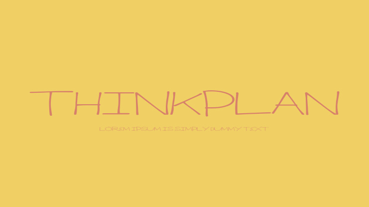 ThinkPlan Font