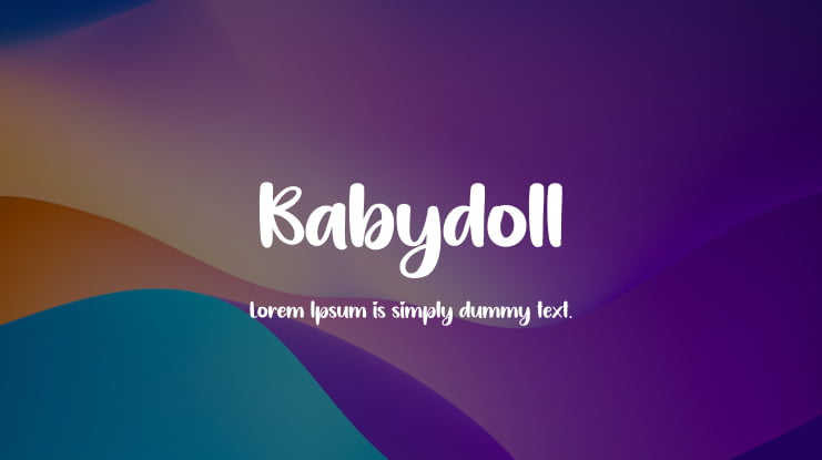 Babydoll Font