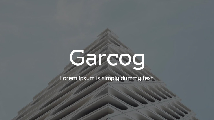 Garcog Font