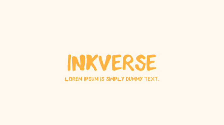 InkVerse Font